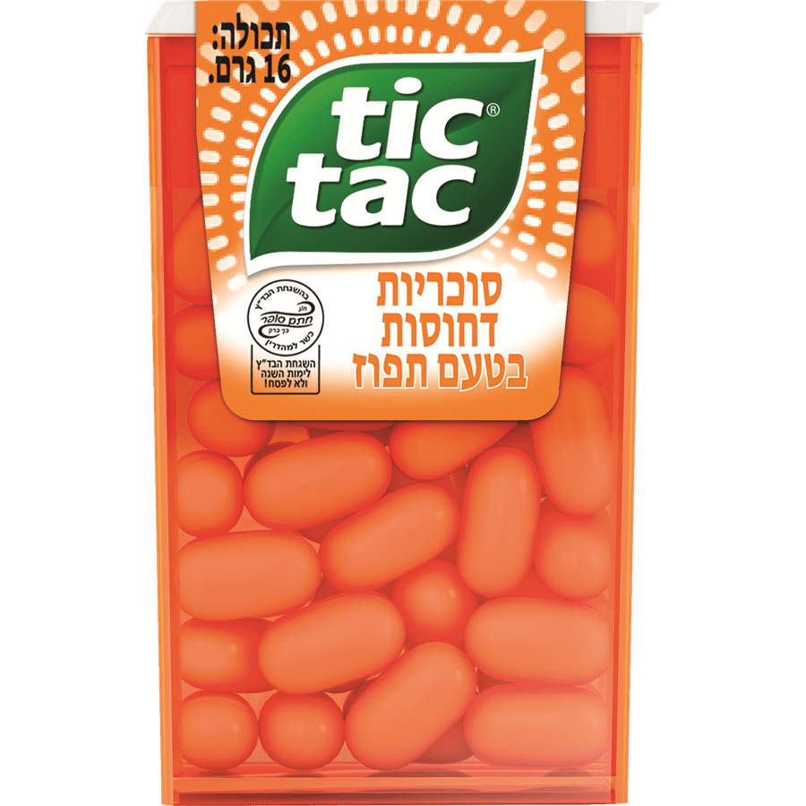 טיק טק תפוז 16גר