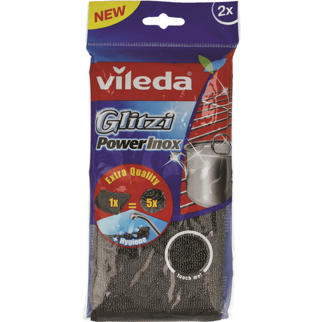 וילדה - ספוגיות פלדה פאוור אינוקס 2 יח'