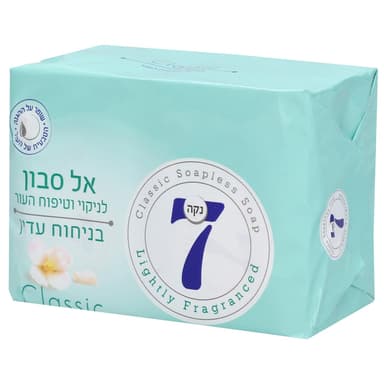 נקה 7 - סבון מוצק ירוק 100 גרם * 4 יח'