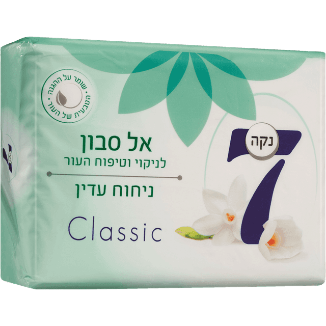 נקה 7 - סבון מוצק ירוק 100 גרם * 4 יח'