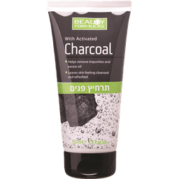 BEAUTY FORMULASתרחיץ דטוקס לפנים בתוספת פחם פעיל 150מ"ל