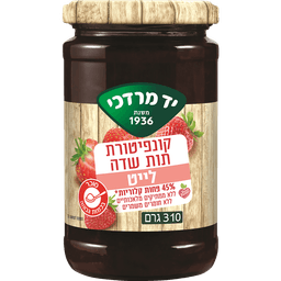 קונפיטורת תות לייט 310 גרם