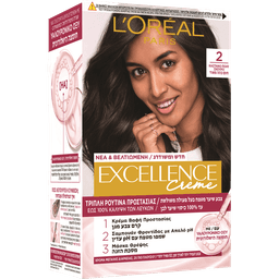 לוריאל - אקסלנס קרם 2 חום שחור