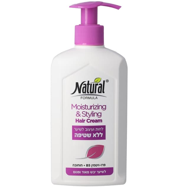 נטורל פורמולה - קרלי קרם לחות לשיער מתולתל 400 מ"ל