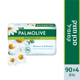 פלמוליב - סבון מוצק קמומיל 90 גרם * 4 יח'