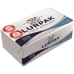 חמאה עם מלח 26% פחות שומן 200 ג' לורפק