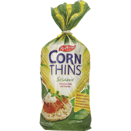 פריכיות תירס אורגני + שומשום 150 גר