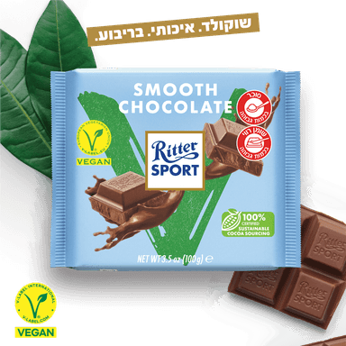 שוקולד ריטר ספורט חלב טבעוני 100 גר