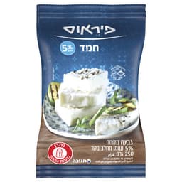גבינת חמד לייט 5% פיראוס 250 ג'