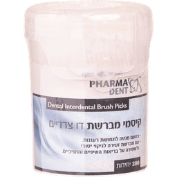 פארמה דנט - קיסמי מברשת דו צדדיים 300 יח'