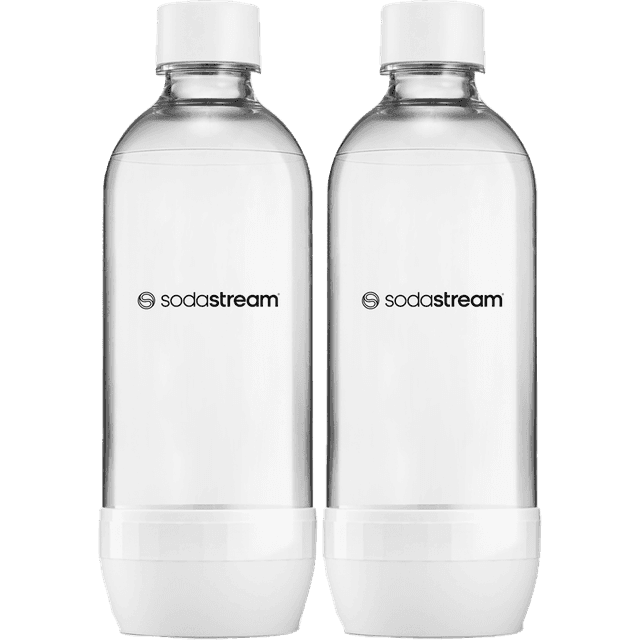 סודה סטרים - פט בקבוקי פלסטיק לבן 1 ליטר זוג