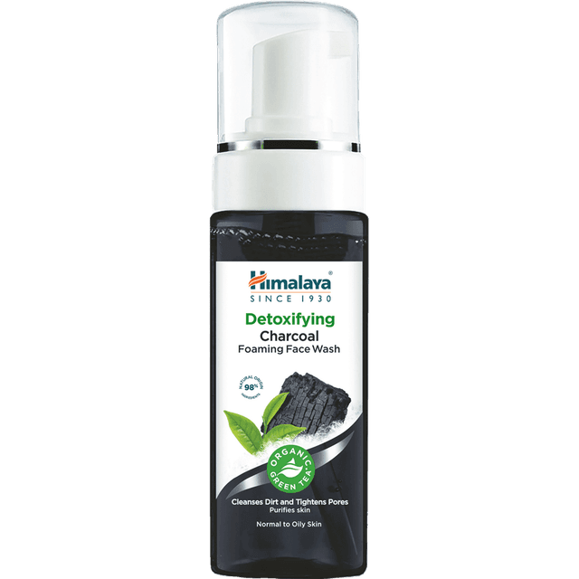 הימלאיה - תרחיץ פנים מקציף לניקוי עמוק על בסיס פחם משאבה 150 מ"ל