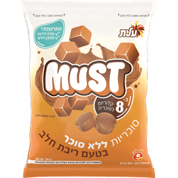 עלית - סוכריות ללא סוכר ריבת חלב 80 גרם