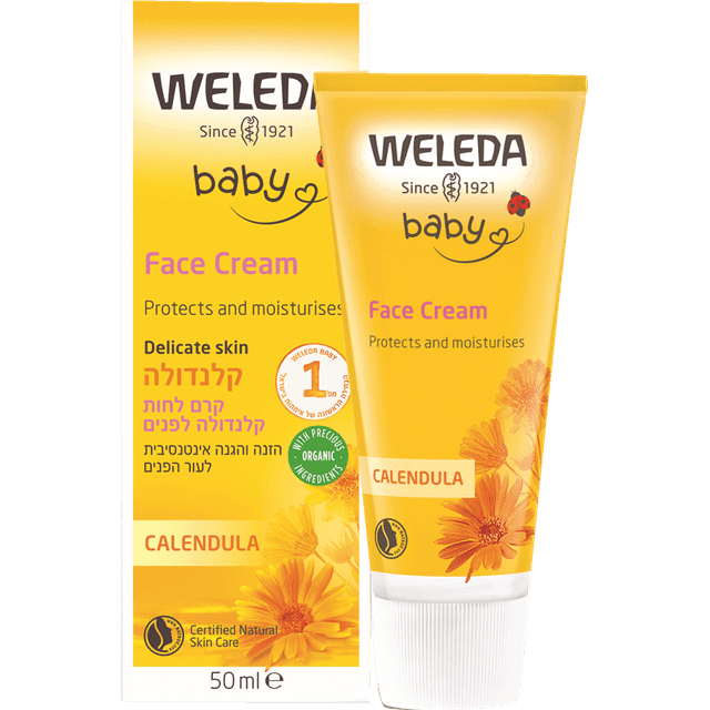וולדה - בייבי קרם לחות קלנדולה לפנים 50 מ"ל