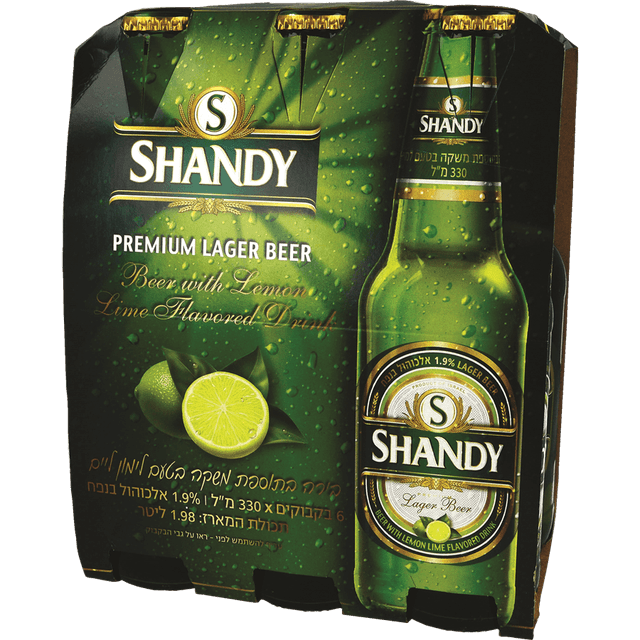 בירה שנדי בתוספת משקה לימון ליים - שישייה