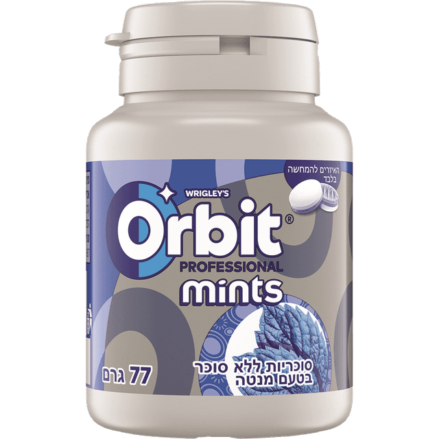 אורביט - פרופשיונל מינטס מנטה 77 גרם