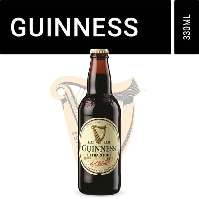 בירה גינס בקבוק 330 מל