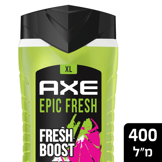 אקס - ג'ל רחצה אפיק פרש 400 מ"ל