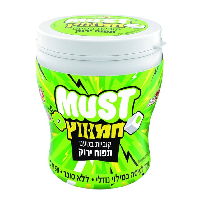 צנצנת קוביות תפוח חמוץ 60 גרם