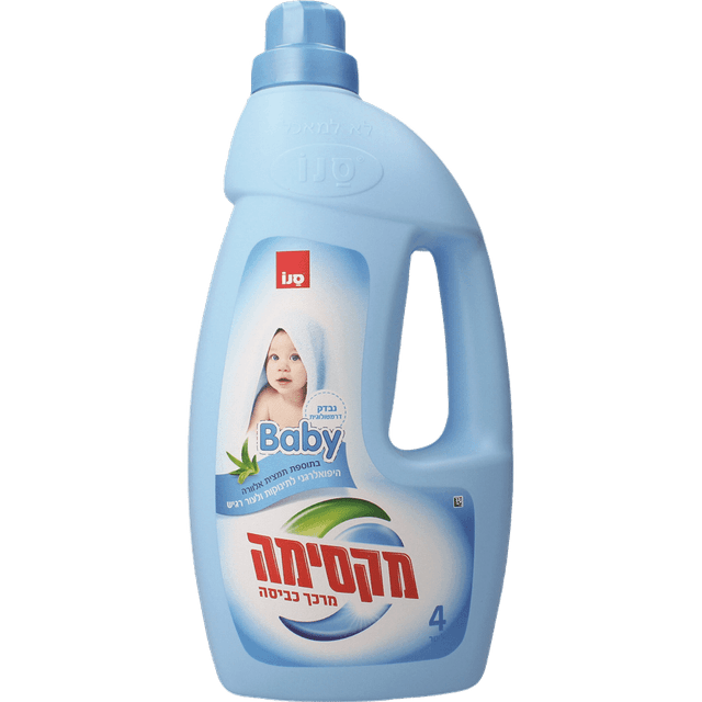 סנו מקסימה - מרכך כביסה היפואלרגני אלוורה 4 ליטר