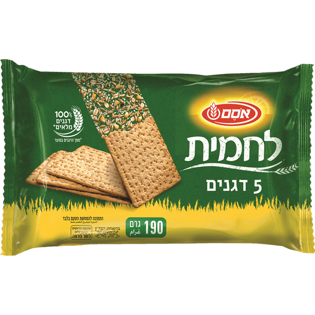 אוסם - לחמית חמישה דגנים 190 גרם