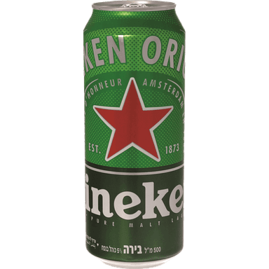 הייניקן פחית 500