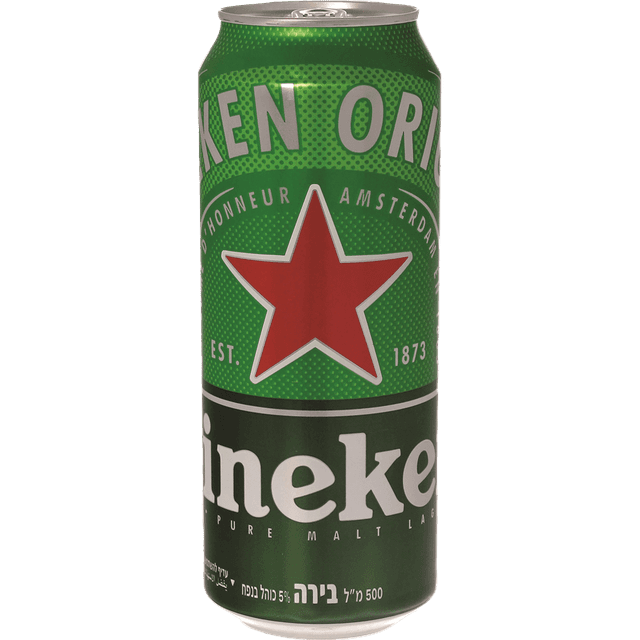 הייניקן פחית 500