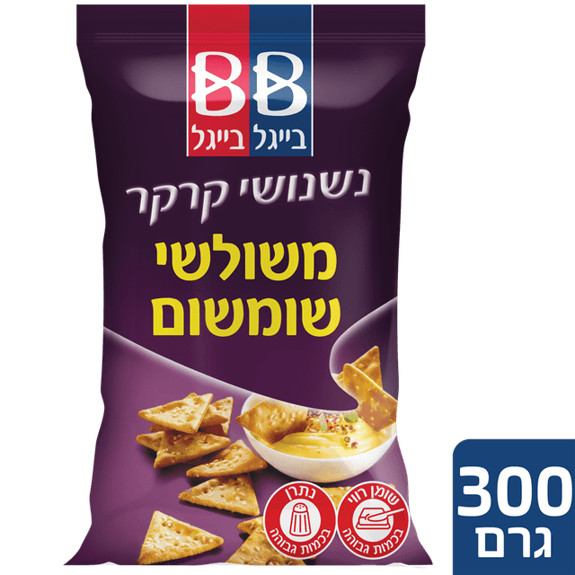 נשנושים קרקר משולש ש