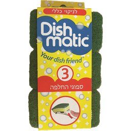 מארז ספוגי החלפה דיש מטיק 3 יח