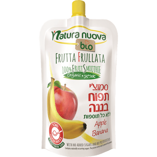 סמוזי תפוח בננה 100 גר נטורה נובה