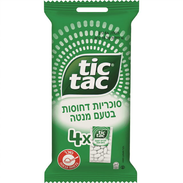 טיק טק סוכריות מנטה*4