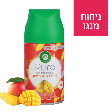 איירוויק - מילוי למבשם אוויר אוטומטי בניחוח מנגו 250 מ"ל
