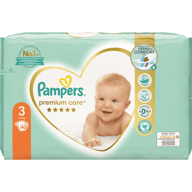 פמפרס - פרימיום VP מידה 3 40 יח'