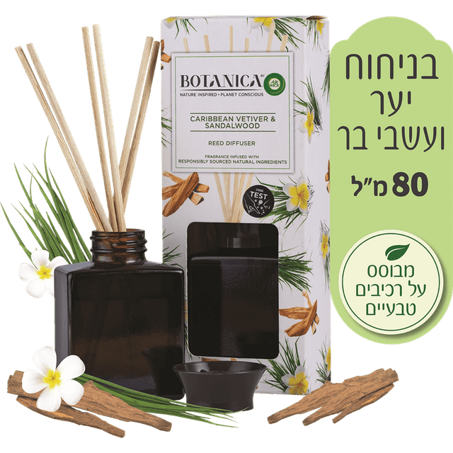 איירוויק - מקלות ריחניים יער ועשבי בר 80 מ"ל