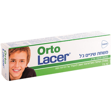 לייסר - אורתו משחת שיניים ג'ל מנטה 75 מ"ל