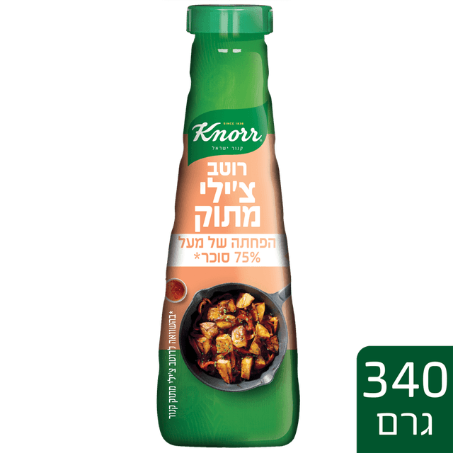 רוטב צ'ילי מתוק מופח