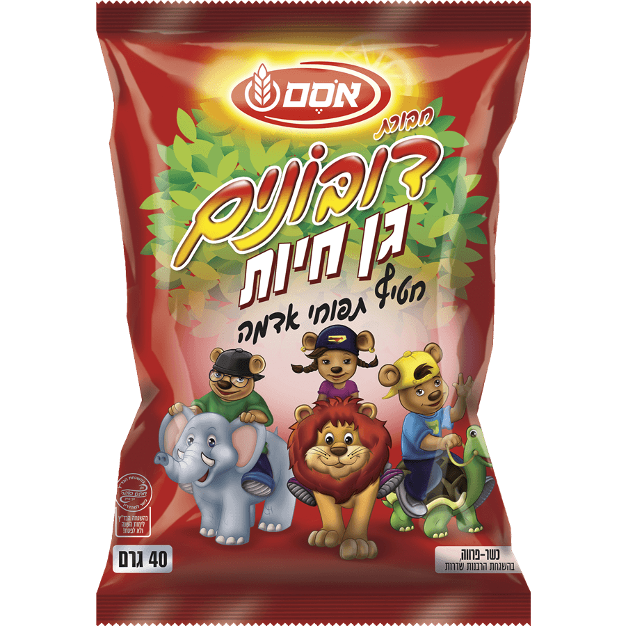 דובונים חטיף חן החיות 40 גרם
