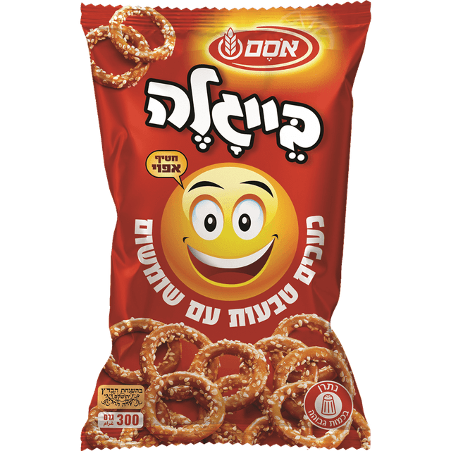 בייגלה טבעות שומשום 300 ג' אסם