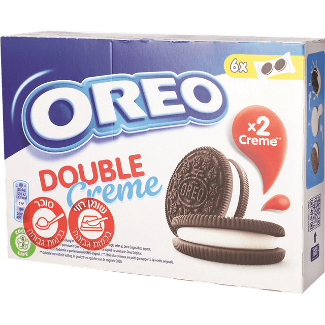 אוראו - עוגיות עם דאבל קרם וניל 170 גרם