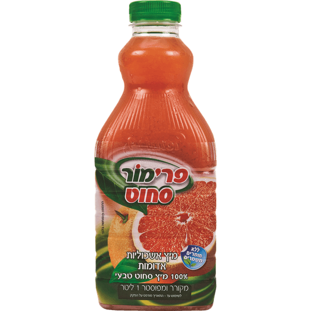 אשכוליות אדומות טבעי סחוט 1 ל פרימור