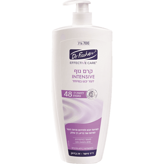 ד"ר פישר - אפקטיב קר קרם גוף לעור יבש במיוחד 700 מ"ל