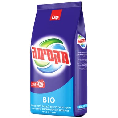 אבקת כביסה ביו מקסימה 2.5 ק"ג סנו