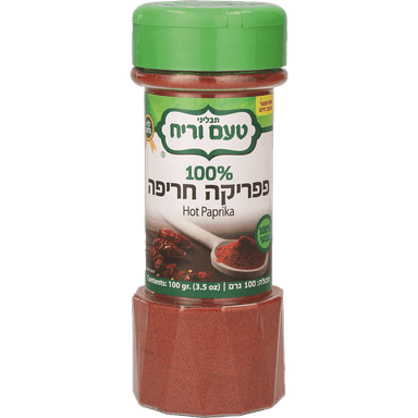 פפריקה חריפה במיכל