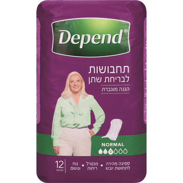 דיפנד - תחבושת לנשים נורמל 12 יח'