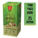 ויסוצקי - תה ירוק לימונית וג'ינג'ר 25 יח'