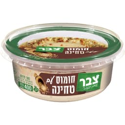 צבר חומוס עם טחינה