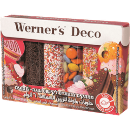 ערכת קישוטי עוגה 150 ג'