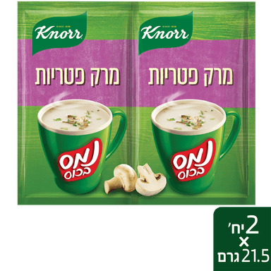 קנור נמס בכוס פטריות