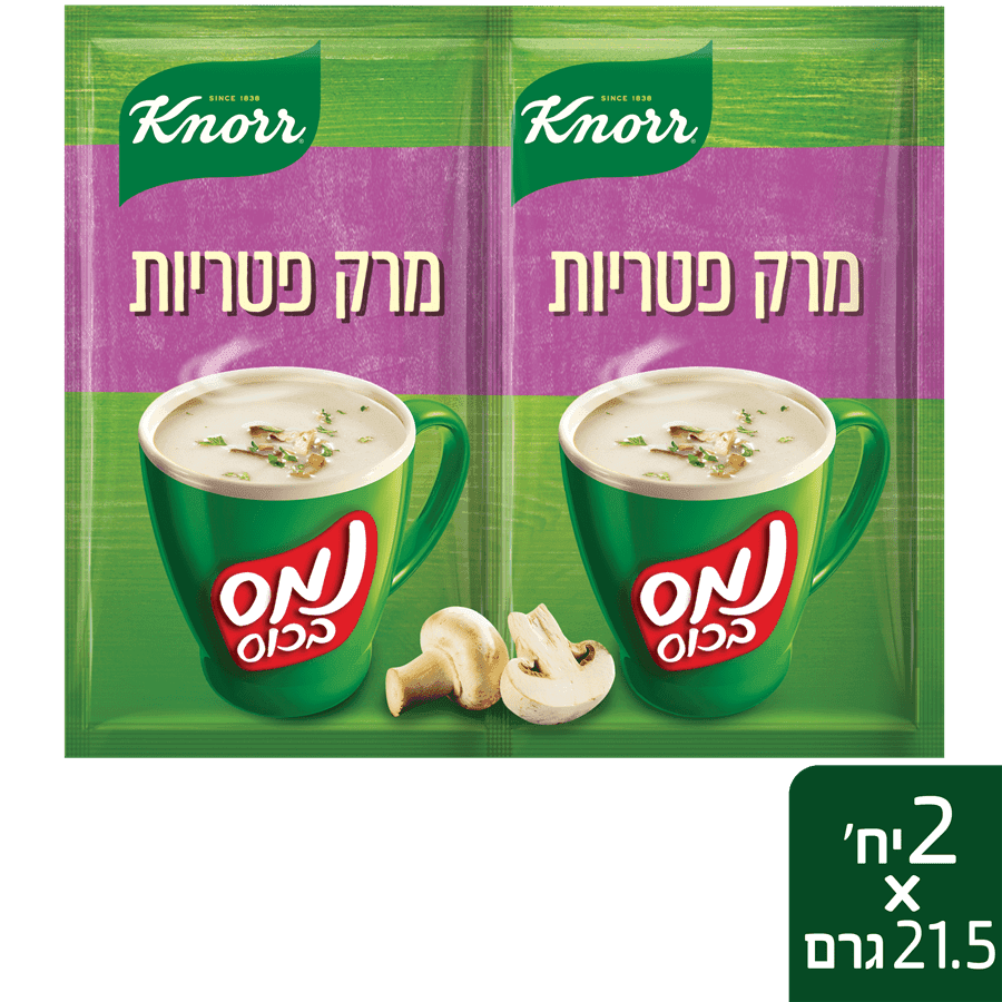 קנור נמס בכוס פטריות