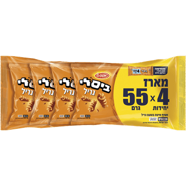 ביסלי גריל 4*55גרם